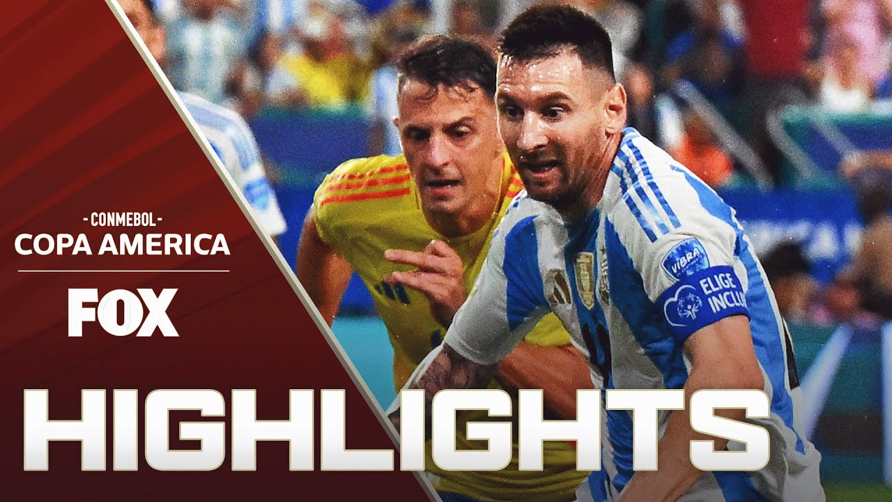 Argentina Vs. Colombia Highlights 2024 Copa América